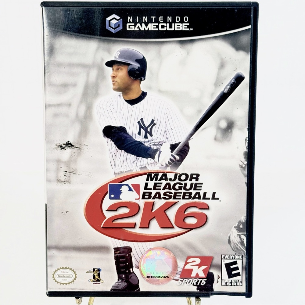 Vtg Nintendo GameCube Major League Baseball 2K6 Video Game Rated E 2K Sports